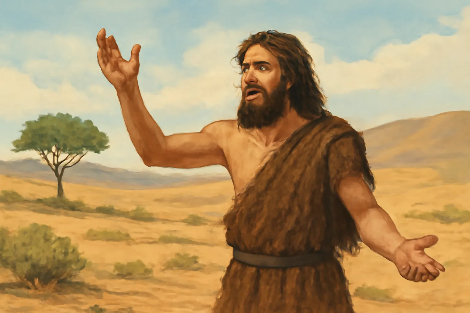 João batista pregava no deserto