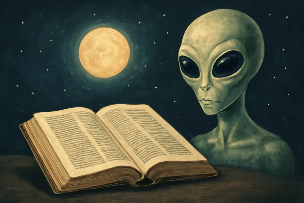 a bíblia fala sobre alienígenas