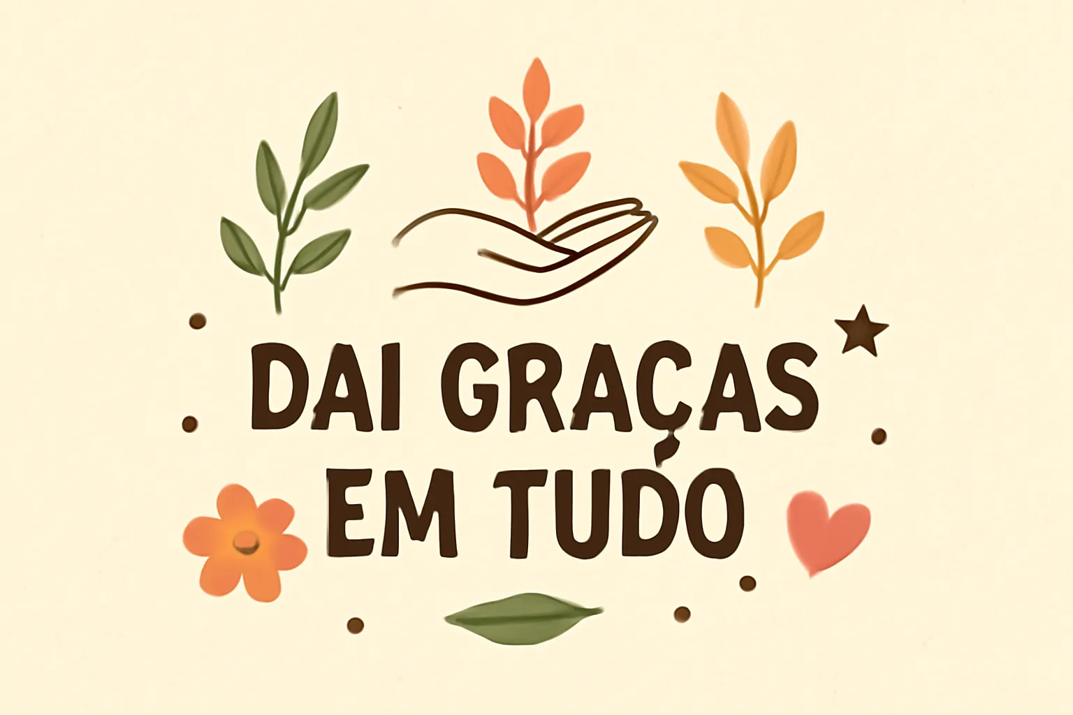 dai graças em tudo