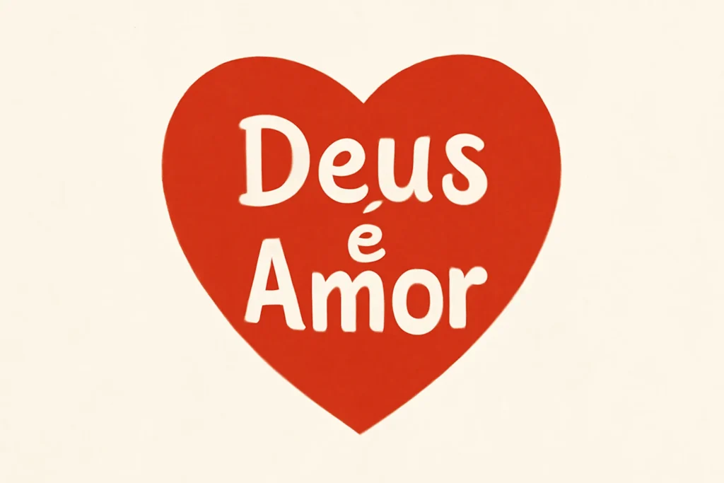 deus é amor versículo
