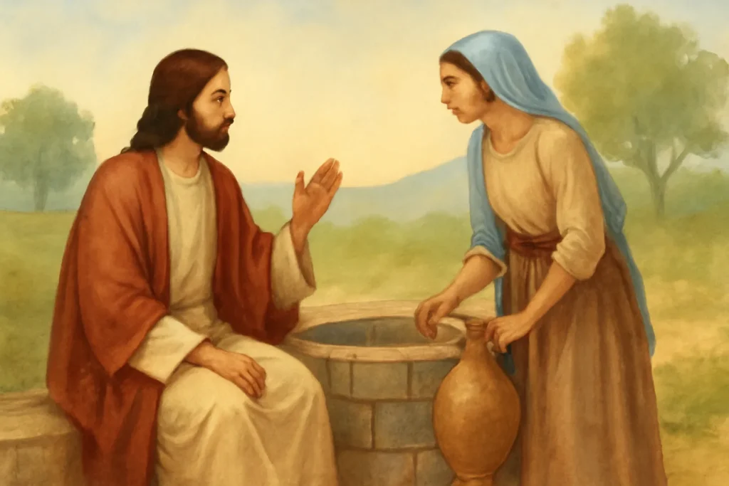 jesus ea mulher samaritana