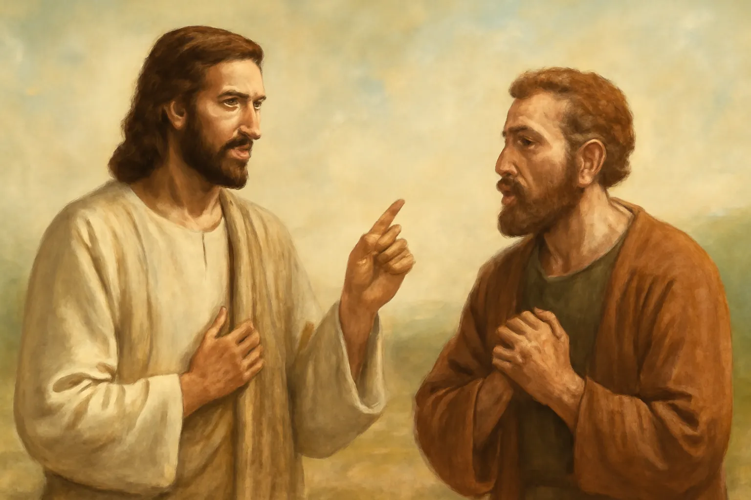 jesus pergunta a pedro tu me amas