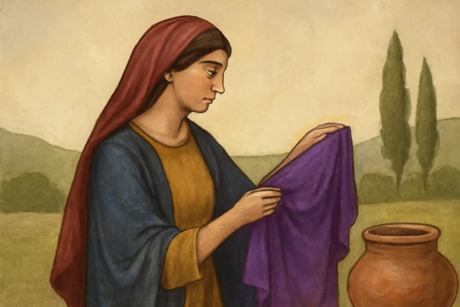 lúdia vendedora de púrpura