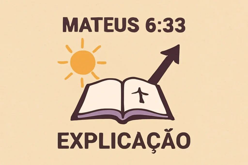 mateus 6 33 explicação