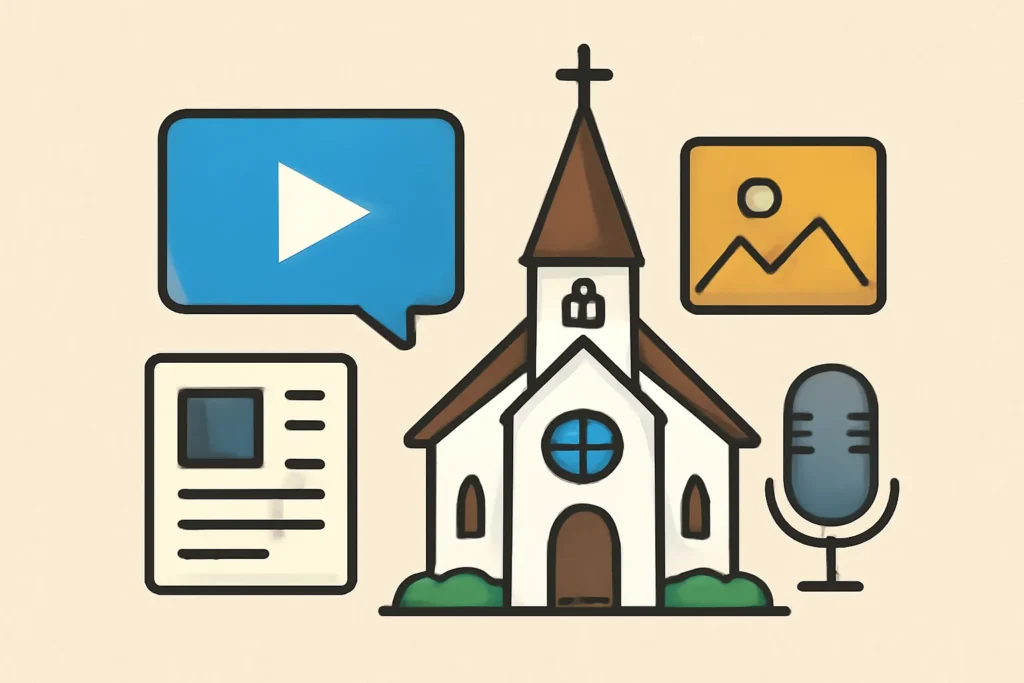 mídia igreja