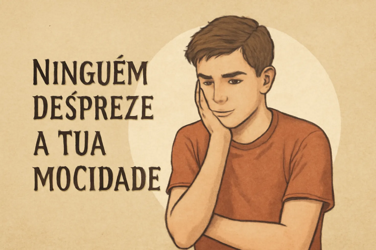 ninguém despreze a tua mocidade