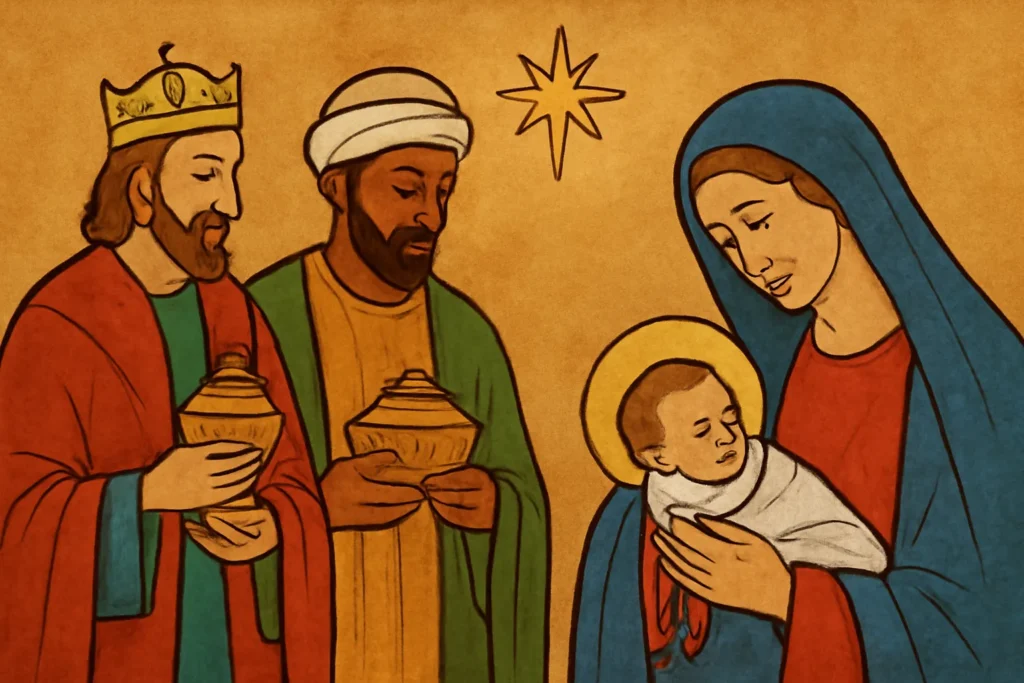 nome dos 3 reis magos que visitaram jesus