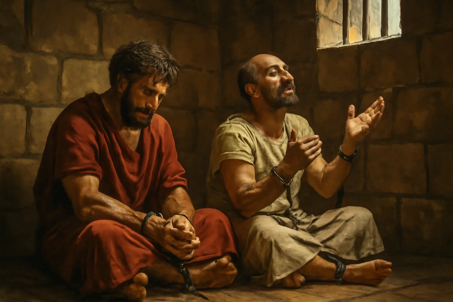 paulo e silas na prisão