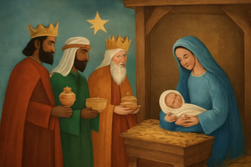 quantos reis magos foram visitar jesus