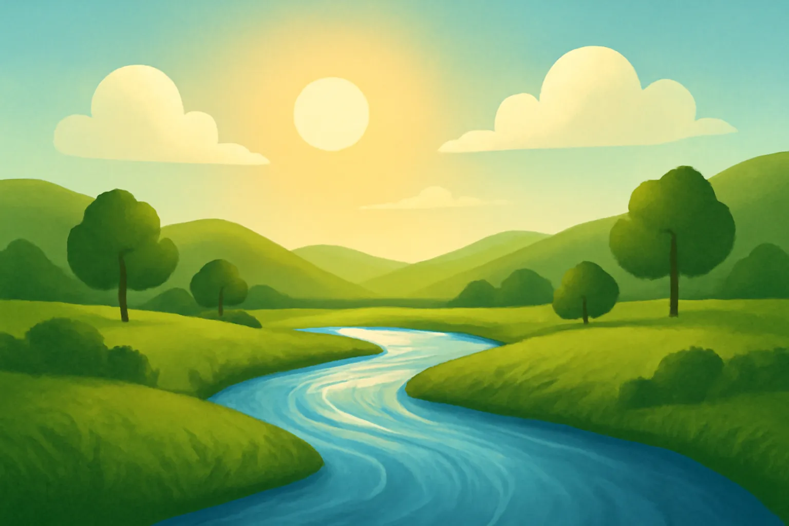 rio da água da vida