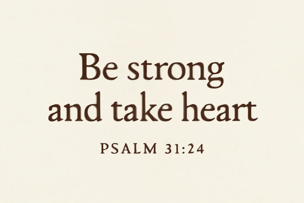 salmos 31:24