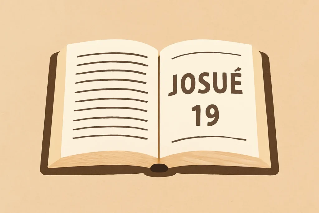 versículo da bíblia josué 19