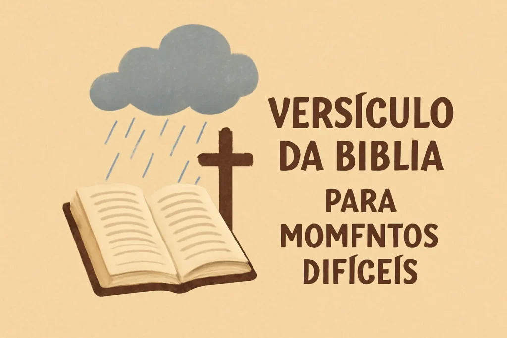 versículo da bíblia para momentos difíceis